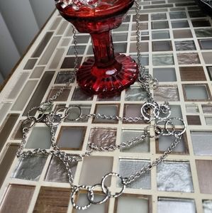 Vtg Banana Republic Hammered Necklace